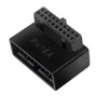 VOANZO 2 x USB 3.0 20 Pin Male to Female
