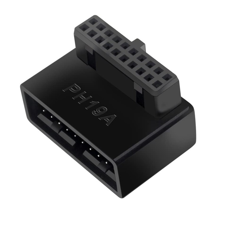VOANZO 2 x USB 3.0 20 Pin Male to Female