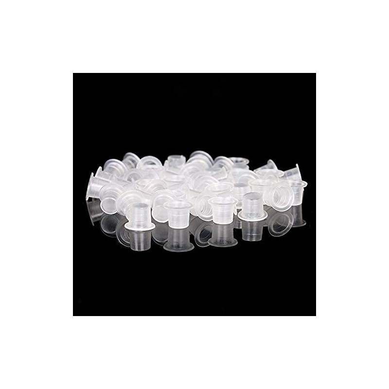 UPTATSUPPLY UPTATSUPPLY Tattoo Ink Cups 300Pcs Mixed Size Permanent Makeup