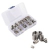 50Pcs Stainless Steel Inner Thread Self Tapping Thread Inserts Set