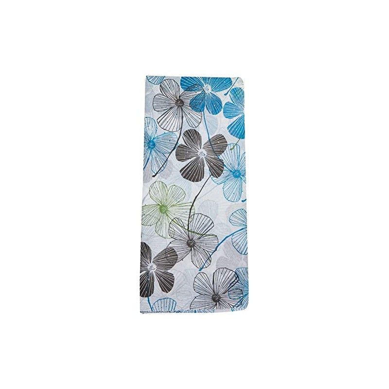 SatinWrap Luxury Printed Tissue Wrapping Paper Floral Lines 5 Sheets