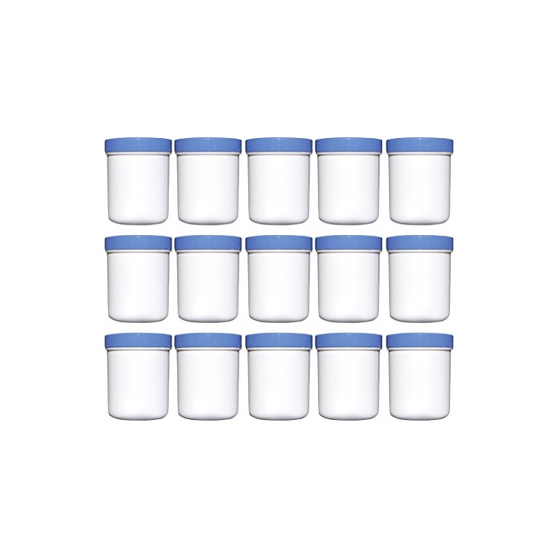 15 Ointment Jars, Cream Jars, High Ointment Jug, 35 ml