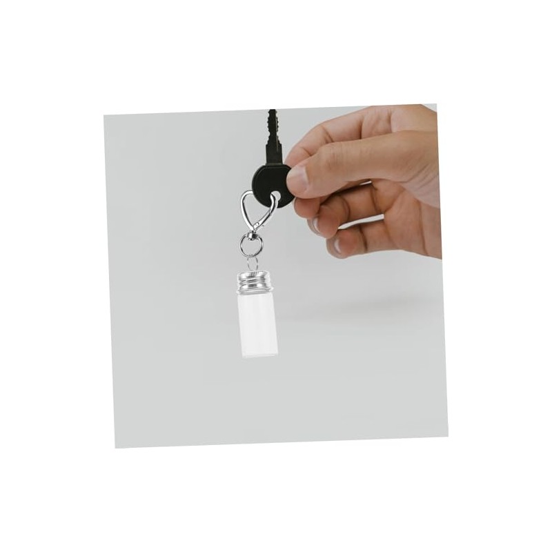 ifundom 10 Pcs Clear Gag Key Holder for Bottles, Bags