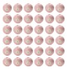 JIHUOO 50 Pcs 16mm Wood Daisy Pattern Beads Round Colored