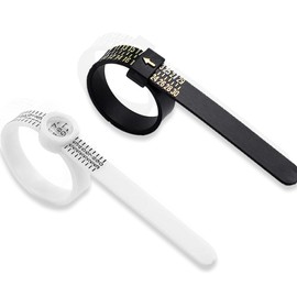 FineGood Ring Gauge Bands, Set of 2, Ring, Measuring Professional, Japanese Standard Size, 1-30 & 1-30 Finger Size (Ring Use), Set of 2, Ring Measurement, Professional Grade