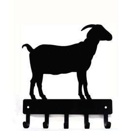 Farm Horned Goat #1 Key Rack - Small 6 inch Wide | Made in USA