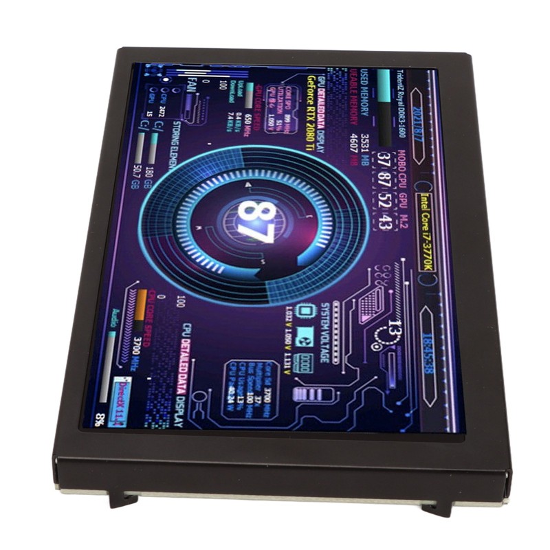 5in IPS Computer Temp Monitor USB Mini Screen for AIDA64