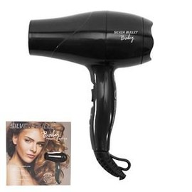 Silver Bullet Metallic Baby Travel Dryer Black