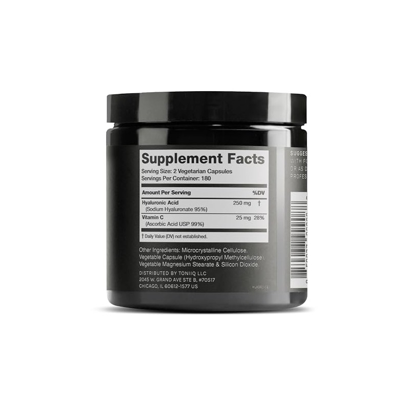 Ultra High Purity Hyaluronic Acid Capsules - 95%+ Highly Purified