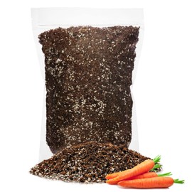 GARDENERA Premium Organic Potting Soil for Carrots - (3 Quart Bag)