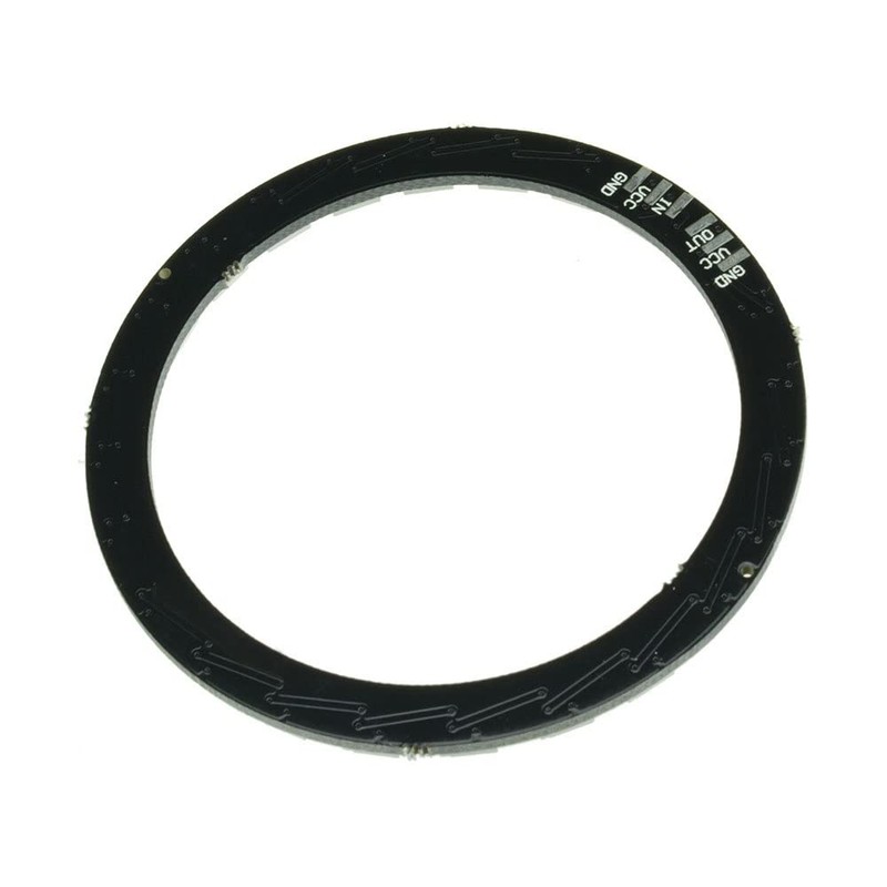 Fasizi 24 Bits WS2812 5050 RGB LED Ring Light with