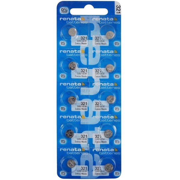10 x 321 Renata Swiss Made Lithium Coin Cell Battery