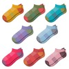 Comfoex Girls Socks Ankle Running Socks For Kids 4-6 6-8