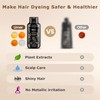 Limer Hair Dye Shampoo, Chestnut Brown 6-in-1 Natural Herbal Hair