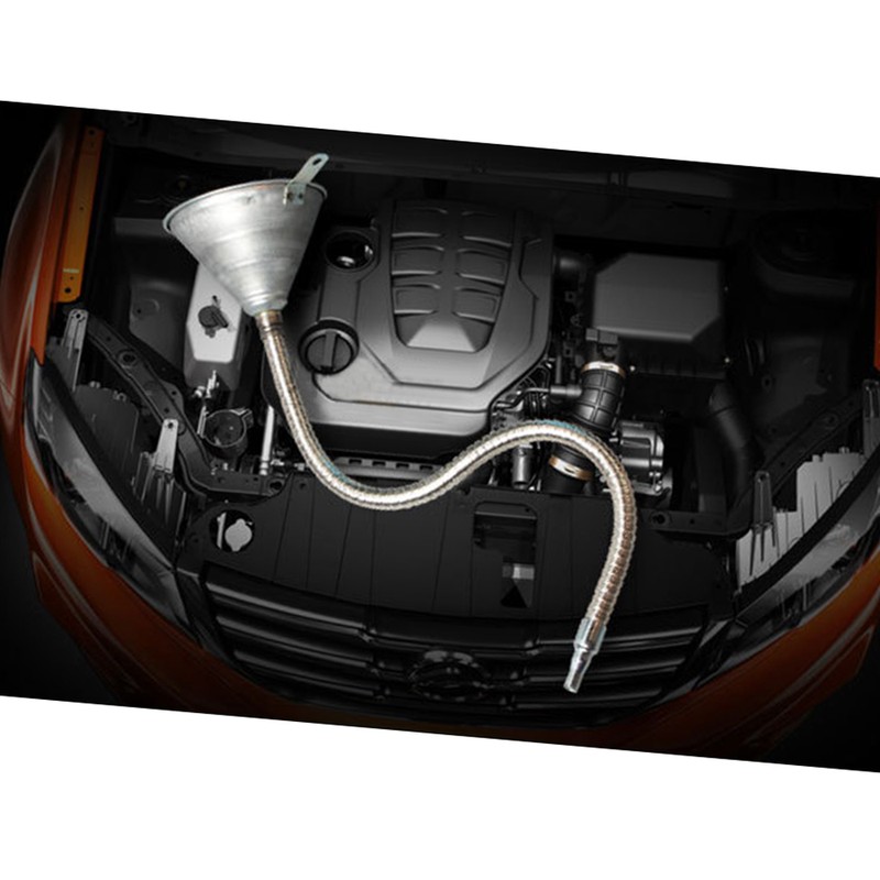 Metal Funnel Flexible 24.8inch for Car and Motorcycle Emergency Refueling