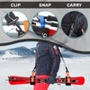 SGQTZDZQ Ski Straps, Easy to Use Ski Ties for Effortless