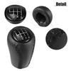 ACROPIX Black 6 Speed Manual Gear Shift Knob Stick Shifter