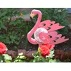 Solaration 3005 Solar Glass Globe Light with Pink Flamingo for