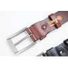 Tolumo Belts for Men, Thick Full Grain Leather Mens Belt