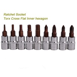 Drive Bit Socket, Multipurpose Ratchet Screwdriver Bit for Home Maintenance and DIY Project (Hex Socket HW6)