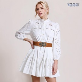 WERFORU 3 Pieces Wide Elastic Waist Belt for Women, Women's Vintage Stretchy Waist Belt Wide Retro Fashion Cinch, Black, brown, beige