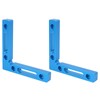 2Pcs/Set Aluminum Alloy Carpenter 90 Degree Right Angle Positioner Clamps