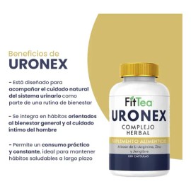Uronex Suplemento Fittea Complejo Herbal 100 Cápsulas