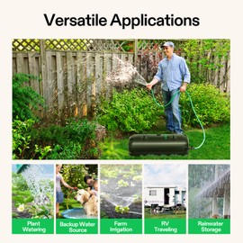 VIVOSUN 240 L/64 Gal Water Bladder, Foldable and Portable Water Storage Bag for RV, Camping, Garden Watering, Agricultural Irrigation, Drought Resistance, Firefighting