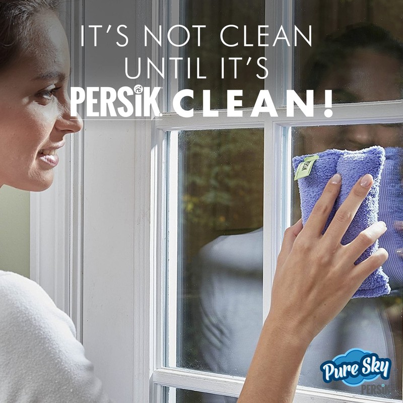 Pure-Sky Ultra Microfiber Cleaning Sponge – 2-in1, Combination for Glass
