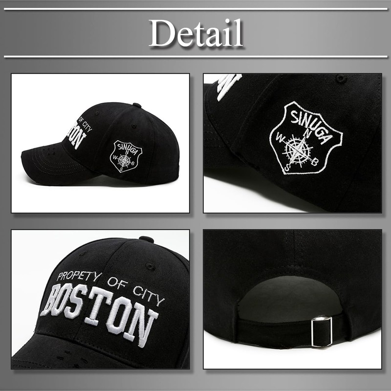 Buzz Selection CAP197 Cap, Embroidery, Hat, English Work, Distressed Design,