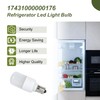 RUB0B0SHOP 17431000000176 Refrigerator Light Bulb Replacement for Insignia/Midea Refrigerator, Led