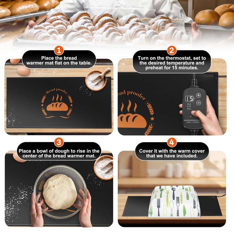 Sourdough Heating Mat Dough Proofing Box Fahrenheit, 59°F - 140°F