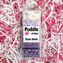 Puddle of Wax - Show Home Soy Wax Melt Snap Bar - 50g - Floral Scent - Vegan Friendly - Made in the UK