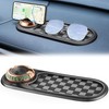 LivTee Multifunction Car Anti-Slip Mat, 360° Rotatable Multifunctional Car Dashboard