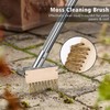 GHWMYD Crack Weeder Brush Heavy Duty Wire Broom Set, Multifunction