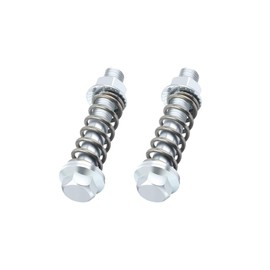 2PCS Car Exhaust Manifold Bolts Kit,M10 M8 Exhaust Bolts with Exhaust Springs & Nuts Washers Exhaust Flange Bolt Kit,Professional Car Accessories Exhaust Manifold Studs Set (M8)