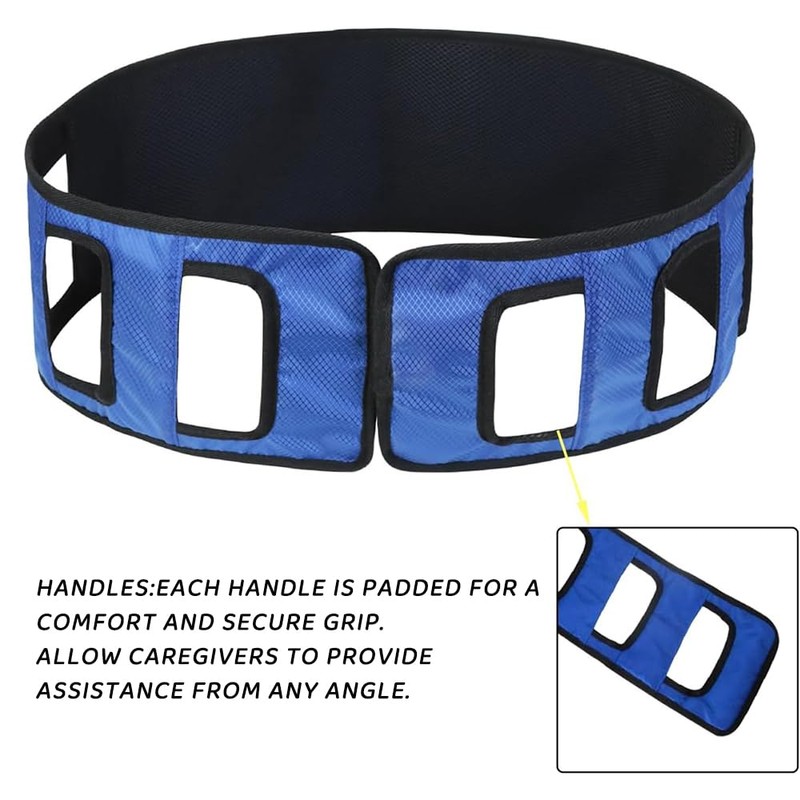 Padded Transfer Belt – Mobility Standing Assist Sling for Seniors,