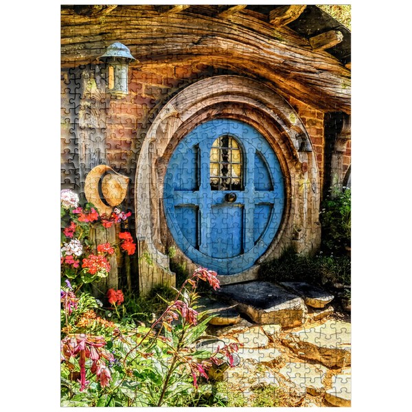 Hobbit House in Hobbiton, New Zealand - Premium 500 Piece Jigsaw Puzzle for Adults