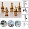 Faucet Ceramic Stem Cartridge Valve, G1/2" Brass Tap Ceramic Disc