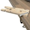 8" HARDWOOD BENCH PIN (PREMIUM) / Clamp Jewellers V Slot