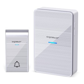 Aigostar doorbell, waterproof portable wireless bell set, doorbell kit, wireless doorbell