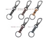 Highstyle Keychain, Tochigi Leather & Antique Black Carabiner, Base Grade