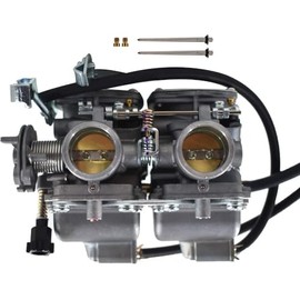 Supermotorparts For Honda Rebel 250 Carburetor Fits 1996-2012 Honda Rebel CMX250 CMX250C Carburetor Dual Carb ASSY Set Chamber