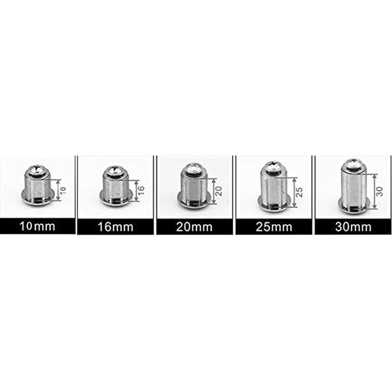 5 Pack Cam Lock Security Mailbox Lock with 2 Keys,Cupboard