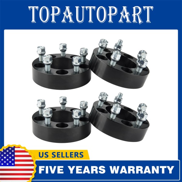 KAC 4pc 1.5" Wheel Spacers 5x4.5 1/2"x20 82.5 For Ford