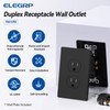 ELEGRP 15 Amp 125V Duplex Receptacle Outlets, Standard Electrical Wall