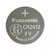 Panasonic 4 FOUR PANASONIC CR2412 BULK CR 2412 3V LITHIUM