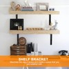 Heavy Duty Shelf Brackets - 8 Pcs Metal Wall Mount