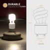 JACKYLED UL-Listed GU24 CFL Light Bulbs, T3 13W 2700K Warm
