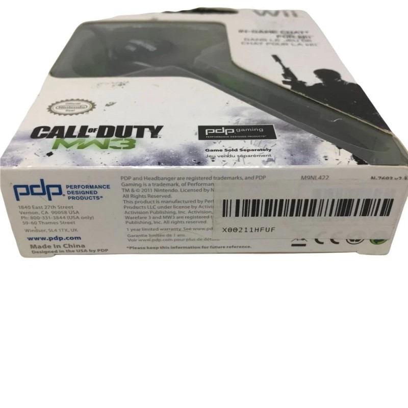 Call of Duty MW3 Wii Headbanger Chat Headset